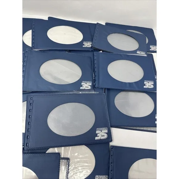 LOT OF 34 Vintage Walmart Spectra 35 Photo Albums Made In USA Mini 4x6 Blue - Picture 7 of 16